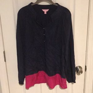 Lilly Pulitzer Elsa silk top